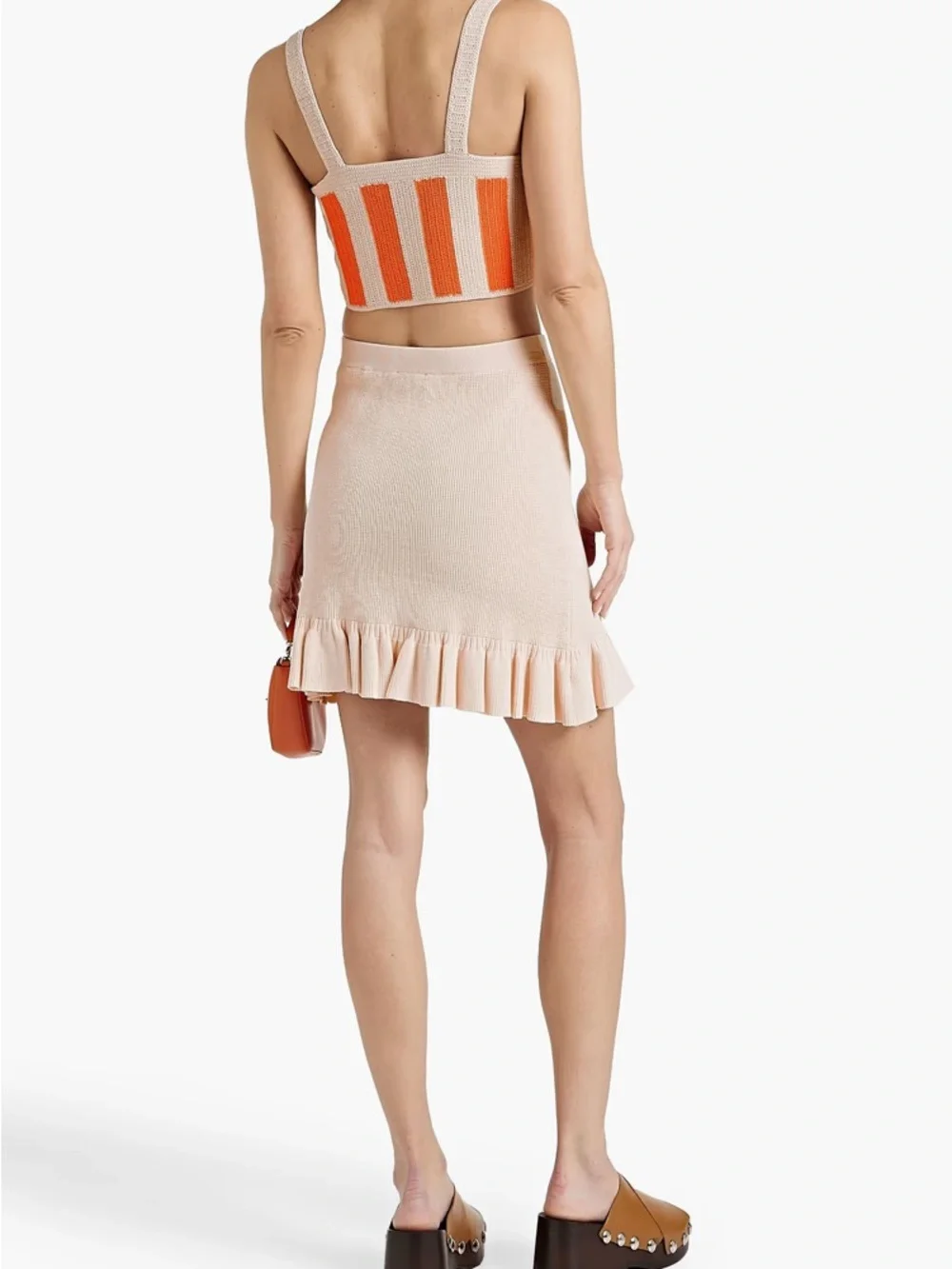 SANDRO Cropped striped crochet top
Orange Beige Original Price $220 - Picture 3 of 9